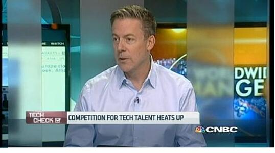 Steve Cadigan – CNBC Interview about Silicon Valley’s hot job market