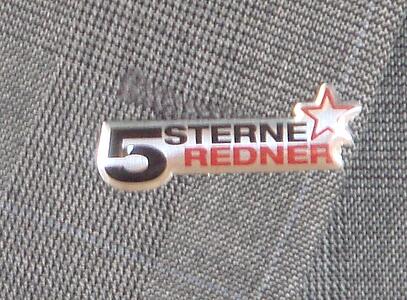 5 Sterne Pin