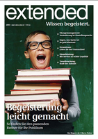 extended: Die Kundenzeitschrift der 5 Sterne Redner „Wissen begeistert“