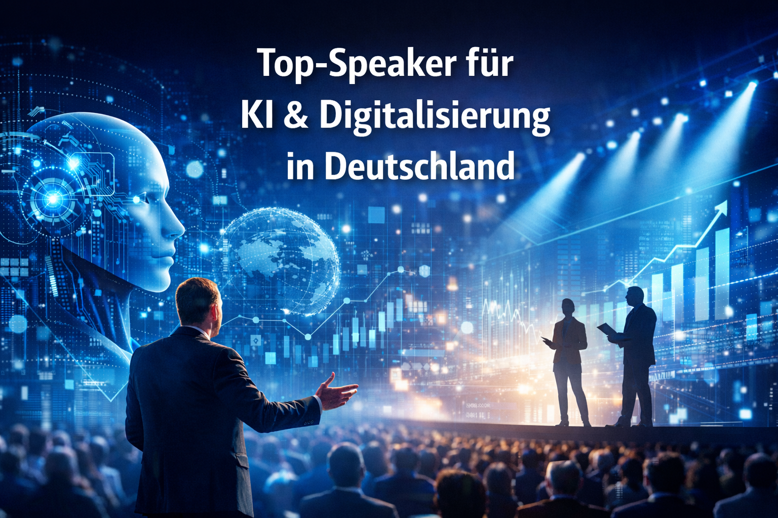 Die Top 5 Speaker für KI und Digitalisierung bei den 5 Sterne Rednern