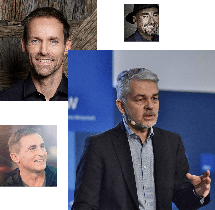 TV-bekannte Redner: Prof. Dr. Carlo Masala, Sven Hannawald, Stefan Kuntz, Jochen Schweizer