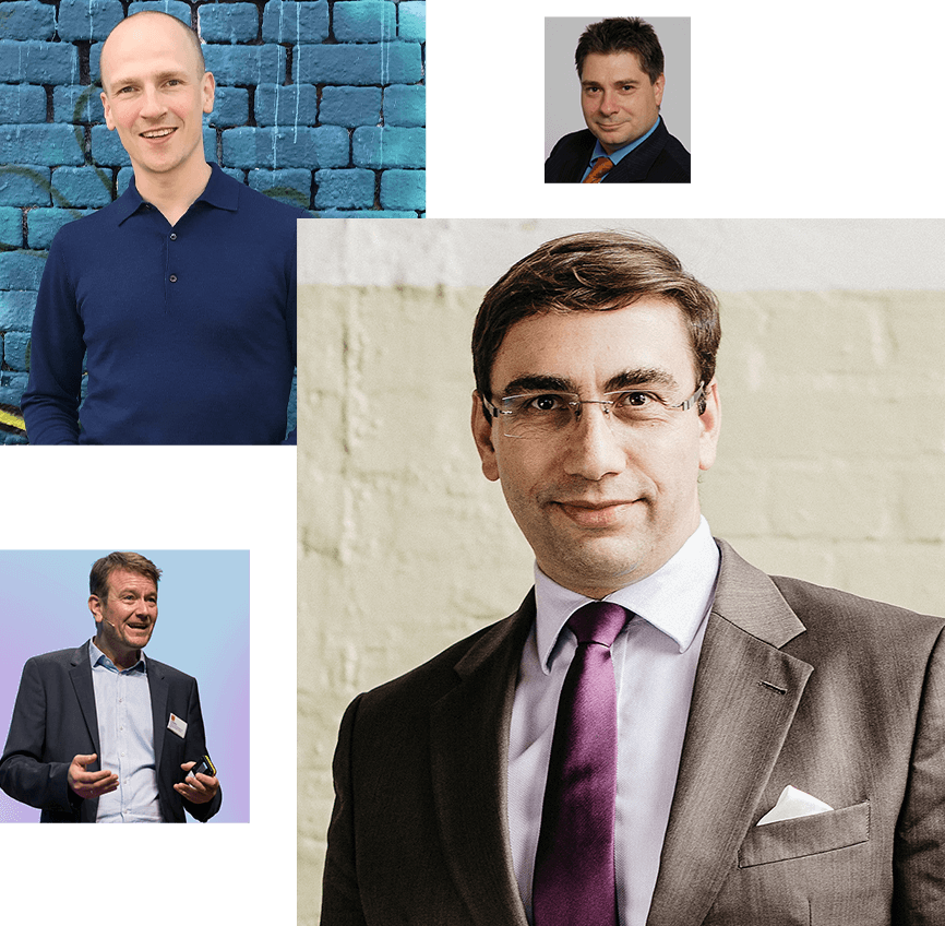 Zukunft & Innovation: Sven Gabor Janszky, David Borst, Jörg Wallner, Stefan Jenzowsky
