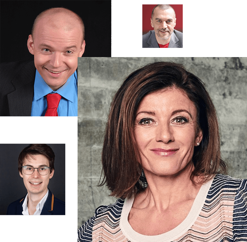 Customer Care & Service Excellence: Sabine Hübner, Armin Nagel, Max Hagenbuchner, Arno Fischbacher
